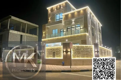 Luxury Corner villa Modern Dishing for Sale IN Al Zahya AJMAN