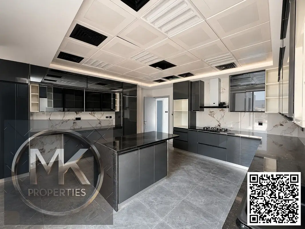 Luxury & Elegant Villa for Sale IN (Al Zorah, Ajman )WITH Swimming Pool & Private Lift & Corner Villa & Modern Design.