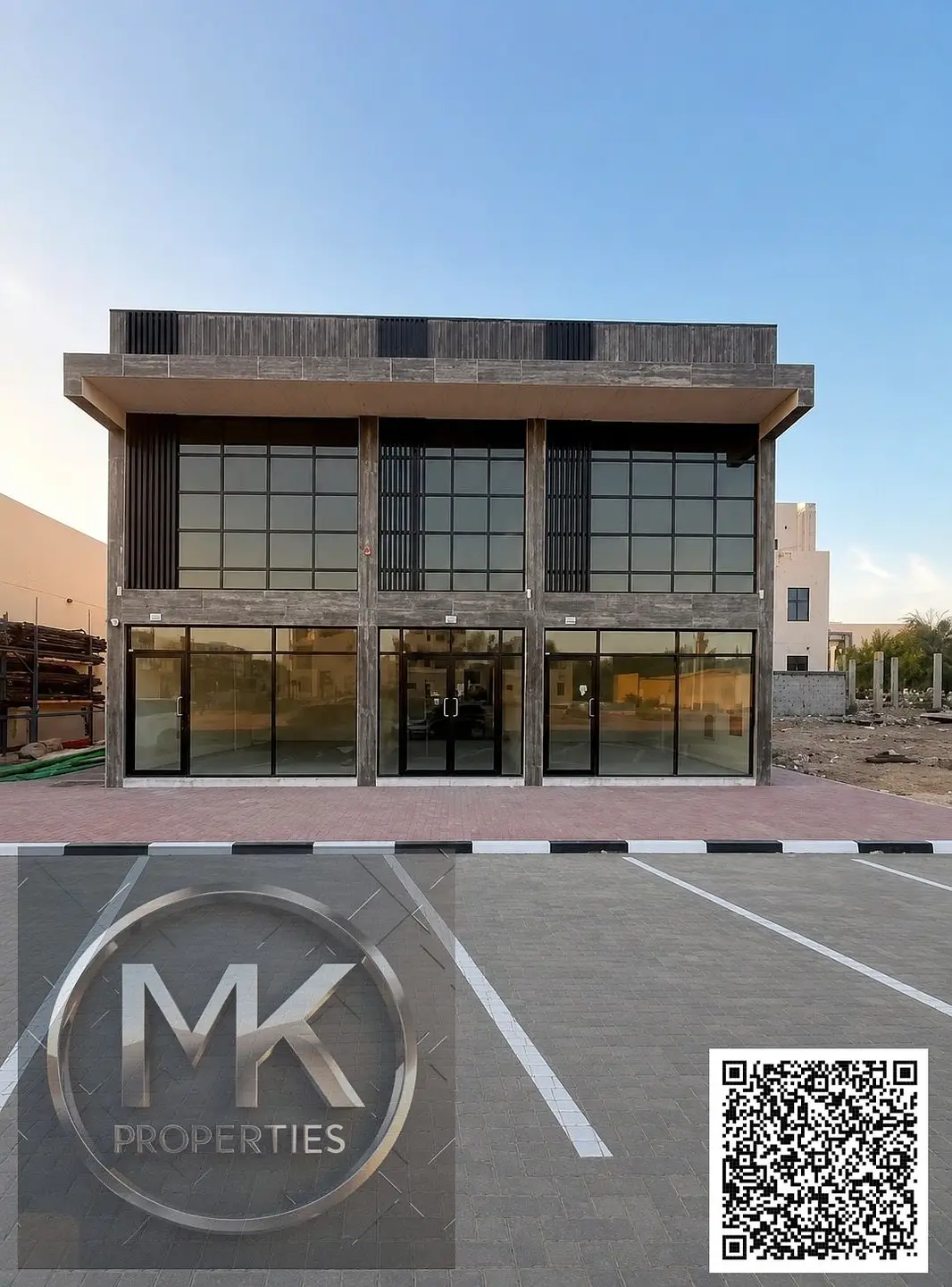 Modern commercial showroom available in Al Zahya, Ajman a rapidly Developing area.