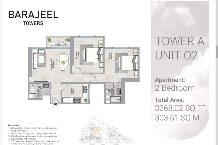 1 BHK IN Barajeel Towers Brochure A new project has been launched from Giga in the hub of the beautiful city of Ajman