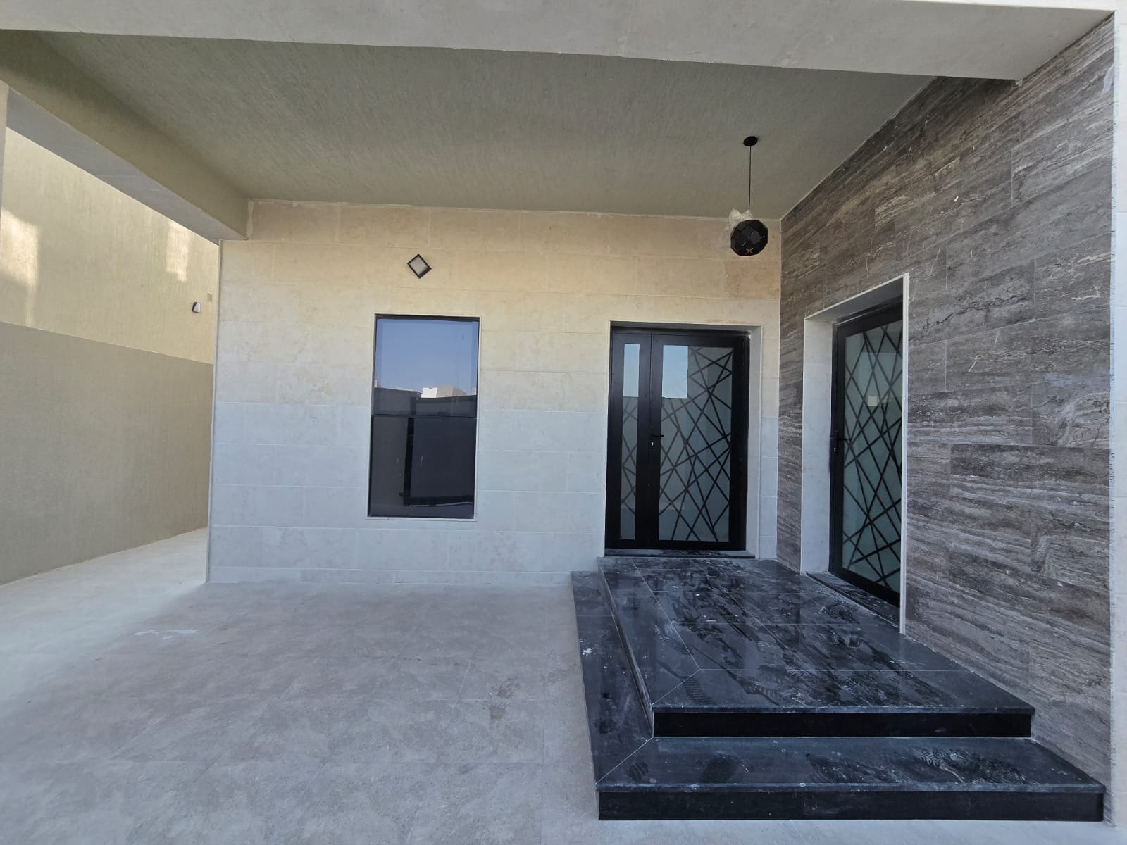 The Brand New Ready Luxurious Villa on Main Road facing view in Al Helio Ajman.