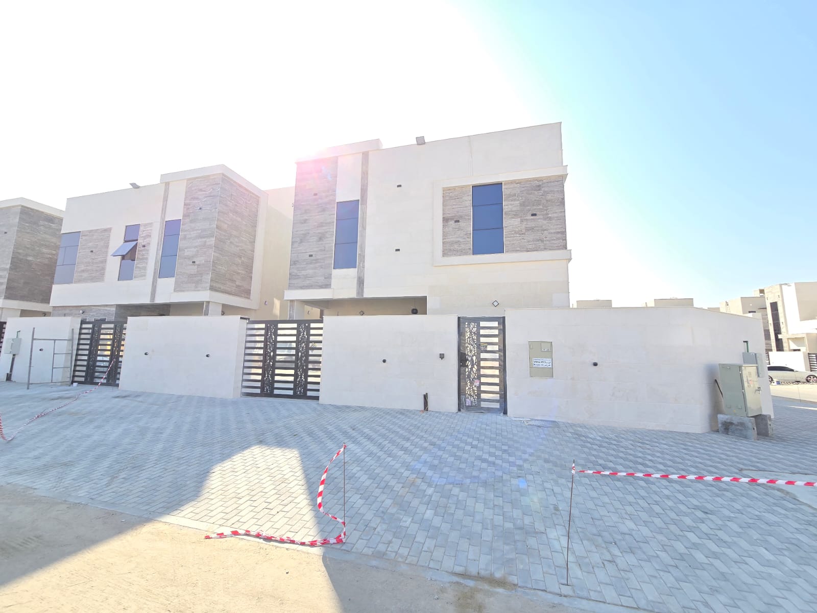 The Brand New Ready Luxurious Villa on Main Road facing view in Al Helio Ajman.
