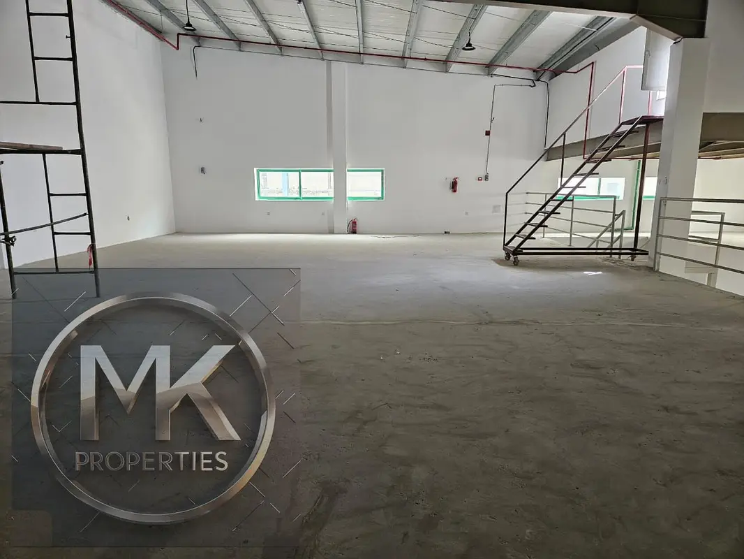 BRAND NEW 5,000 SQFT WAREHOUSE WITH MEZZANINE FOR RENT IN AL JURF INDUSTRIAL AREA