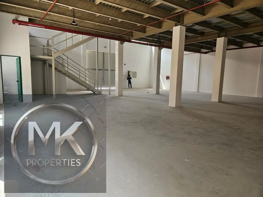 BRAND NEW 5,000 SQFT WAREHOUSE WITH MEZZANINE FOR RENT IN AL JURF INDUSTRIAL AREA