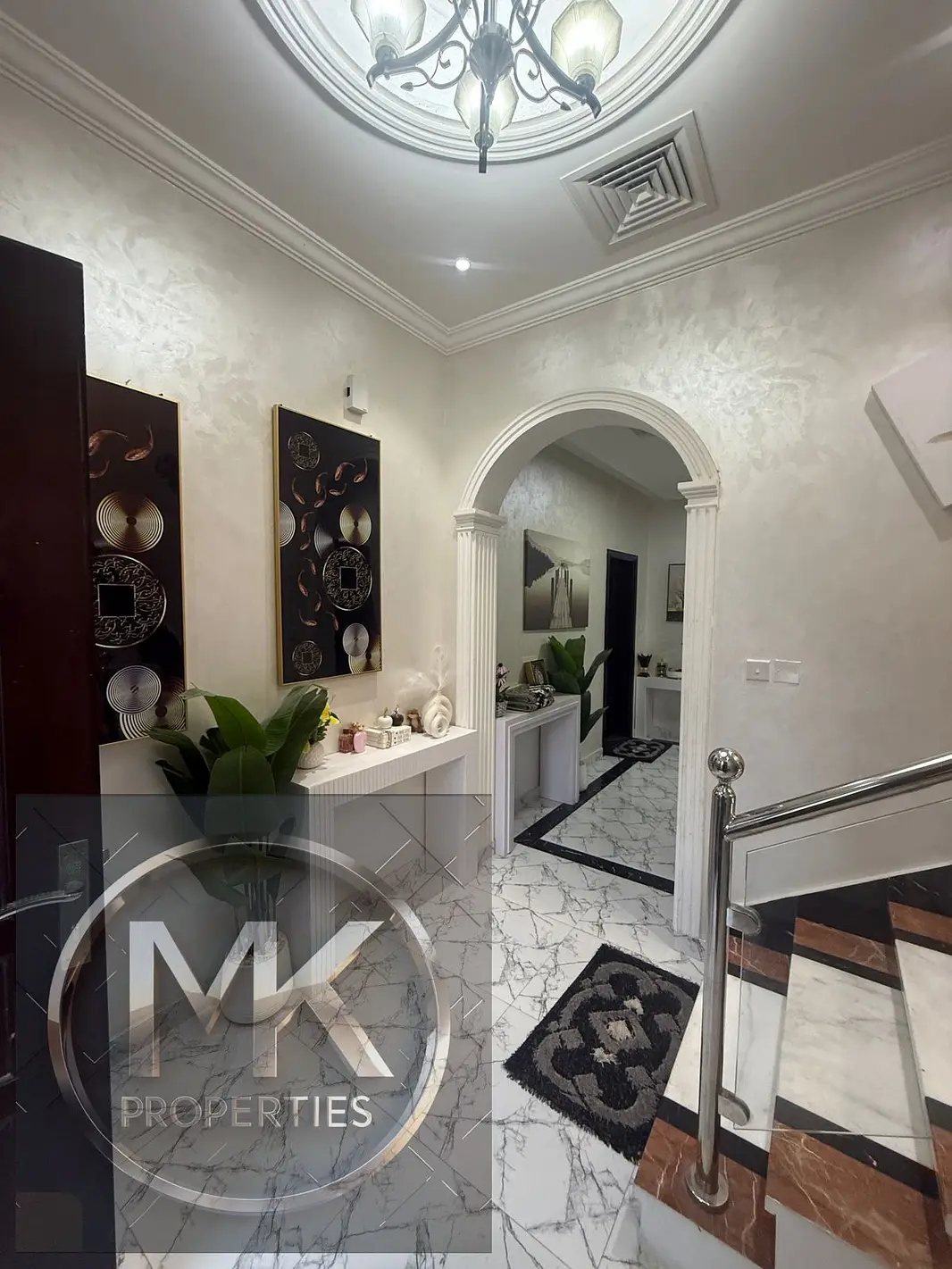 IN Al Hellio near main road Luxury Design villa ready for sale .