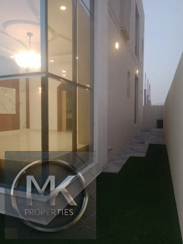 The Brand New Ready Luxurious Design Villa including electric water severage near Masjid and commercial Area Al Zahya Ajman .