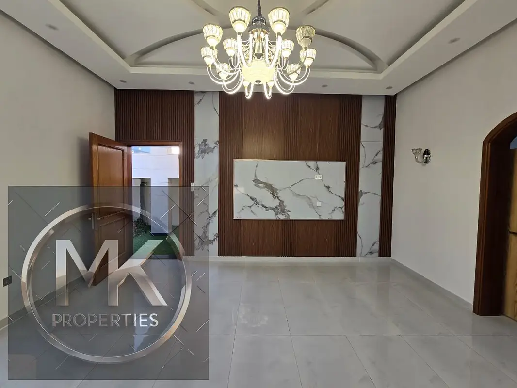 The Brand New Ready Luxurious Design Villa including electric water severage near Masjid and commercial Area Al Zahya Ajman .