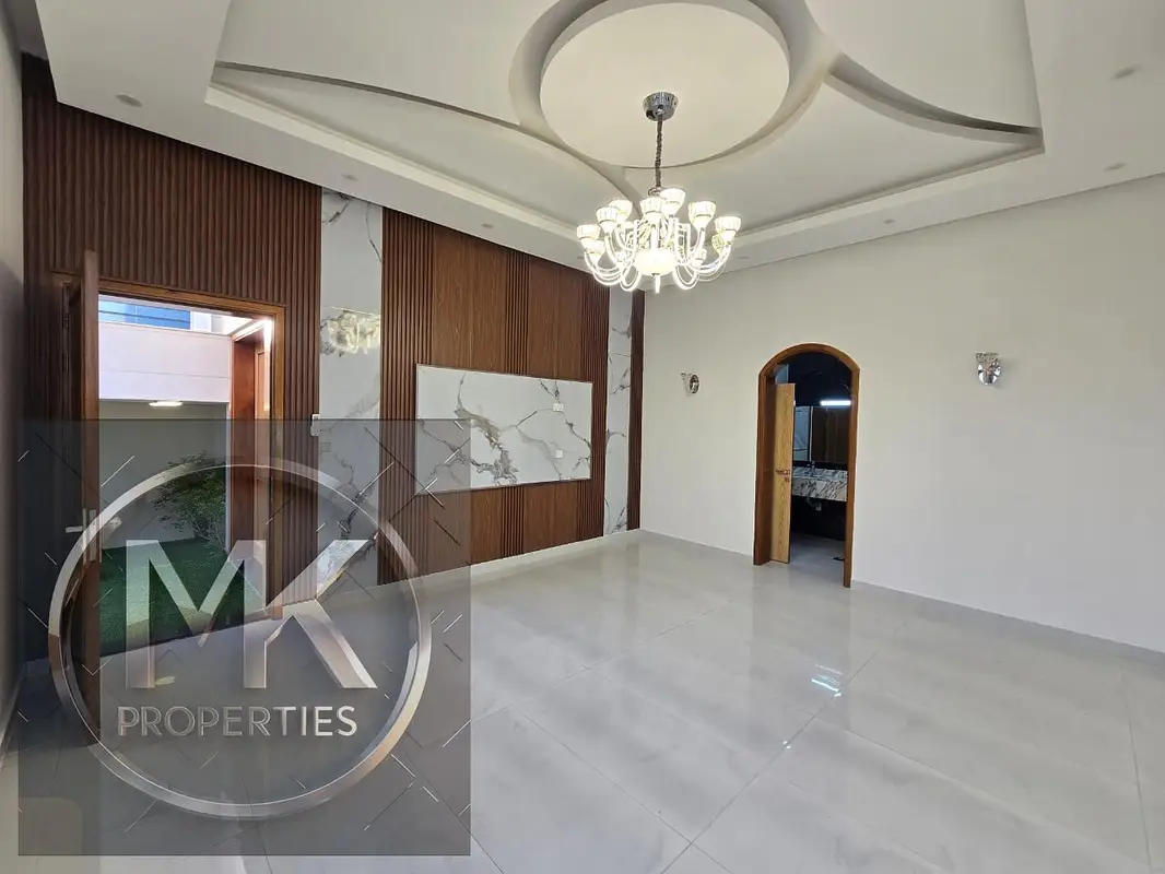 The Brand New Ready Luxurious Design Villa including electric water severage near Masjid and commercial Area Al Zahya Ajman .