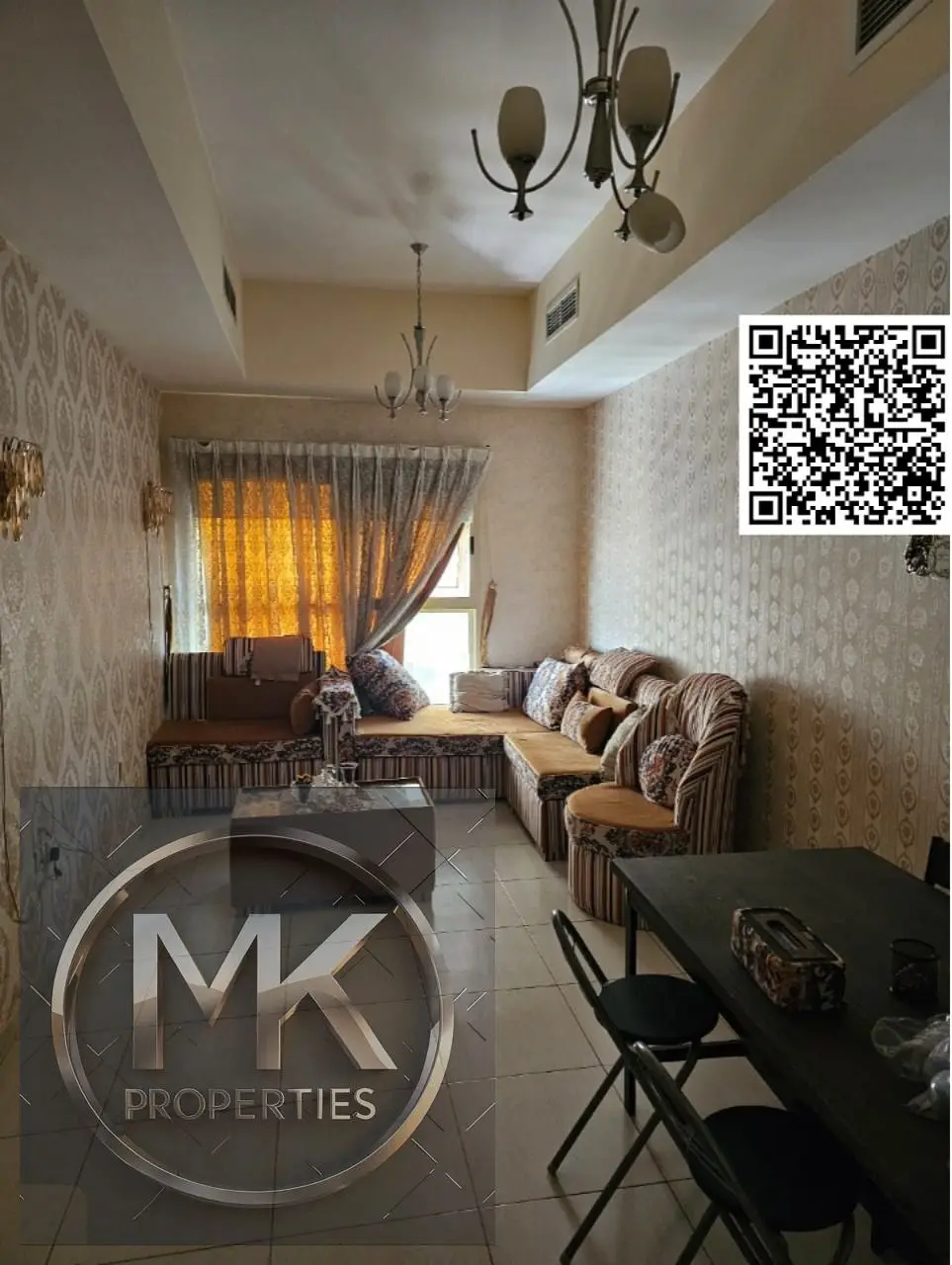 FURNISHED 1 BHK FOR SALE IN LILIES TOWER 1100 SQFT .