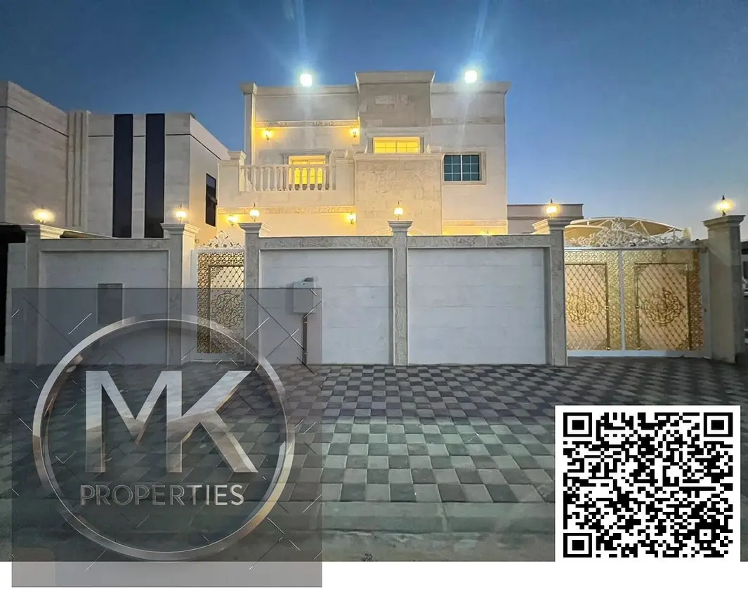 The Prime Location ready villa including electric water severage and split AC Near by Masjid Al Zahya Ajman.