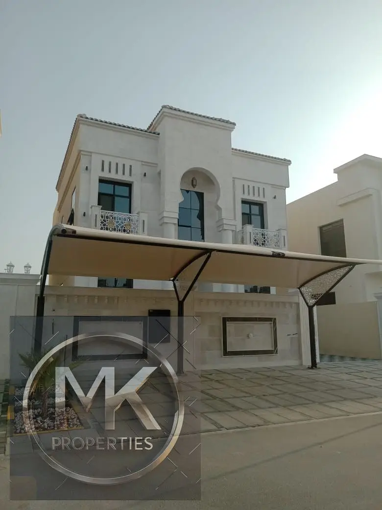 The Brand New Ready Luxurious classic Royal Design Villa for sale in Al Aamra Ajman.