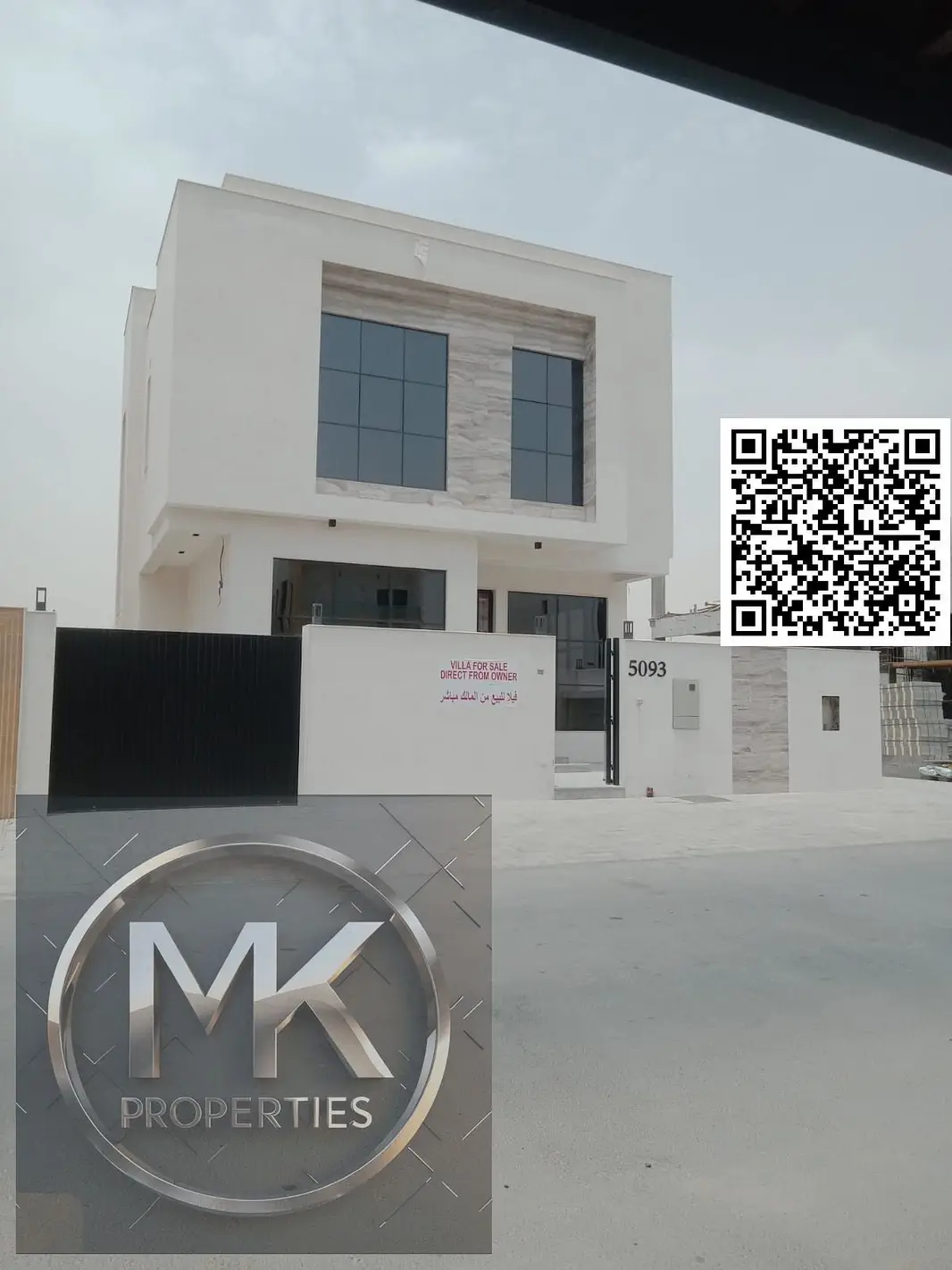 The Best Prime Location ready to move in Executive royal design Villa for sale in Al Yasmeen Ajman.