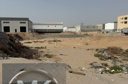 Industrial Plot For Sale For labour camp & Sheds 6750 Sqft Prime location IN Al jurf Only 1 plot.