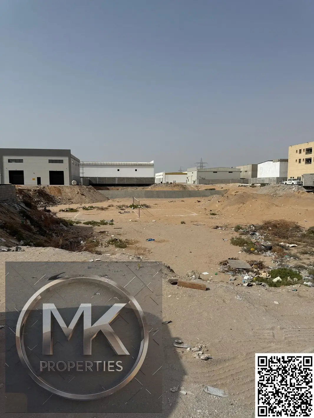 Industrial Plot For Sale For labour camp & Sheds 6750 Sqft Prime location IN Al jurf Only 1 plot.