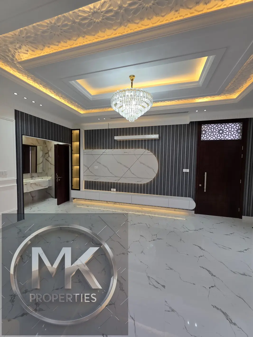 Prime location, The Modern Rock Wooden style villas for sale with swimming pool in Al Zahya Ajman.