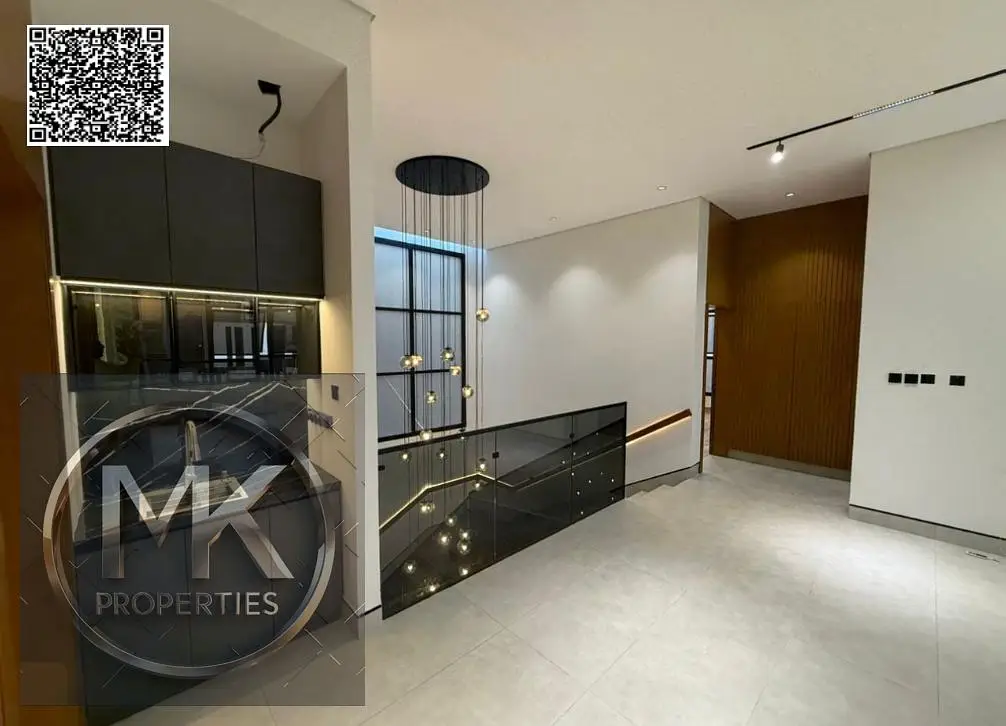 Luxury Villa for Sale in Al Alia – Modern Design & Prime Location Elegant stone façade Modern entrance