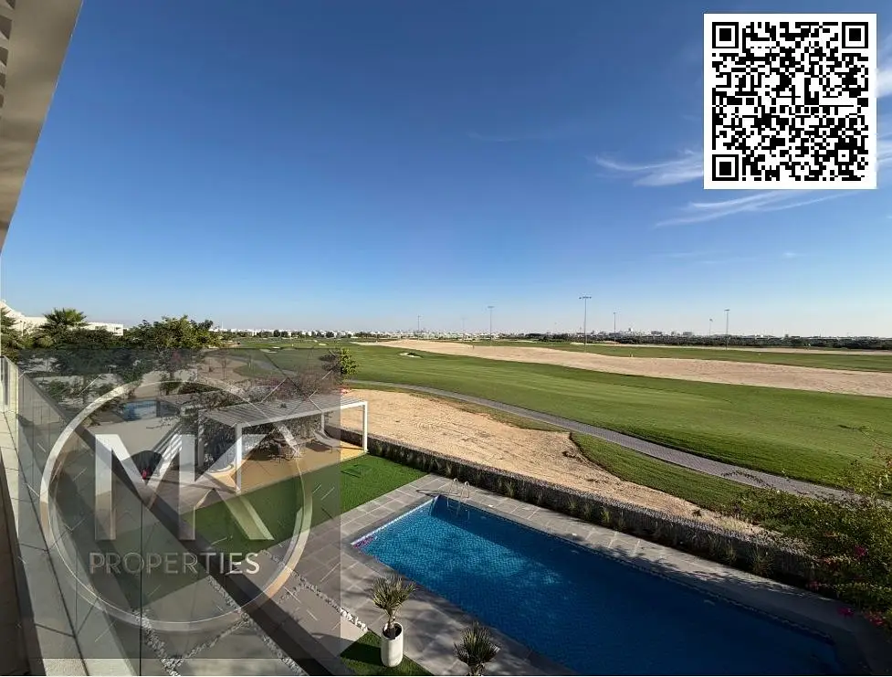 Luxury & Elegant Villa for Sale IN (Al Zorah, Ajman ) Golf-View With Swimming pool.