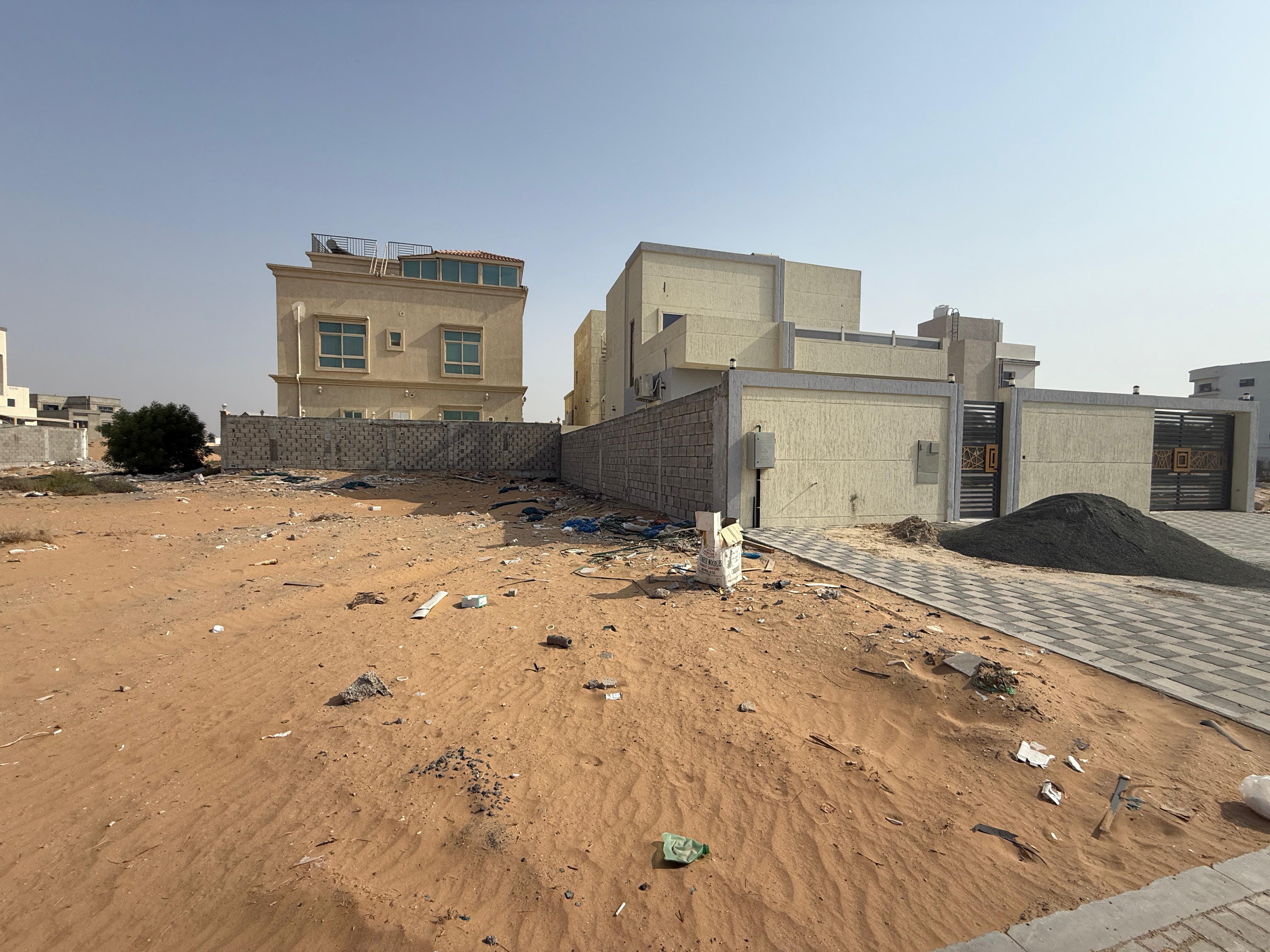 IN Al zahya Commercial Villa Plot 3500 SQFT On high way .