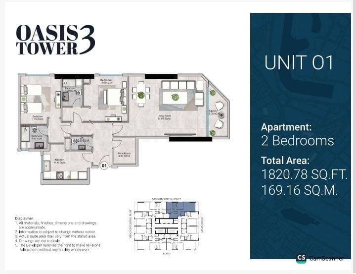 Oasis Towers is residential complex in Al Rashidiya, Ajman. Located on Sheikh Rashid Bin Saeed Al Maktoum