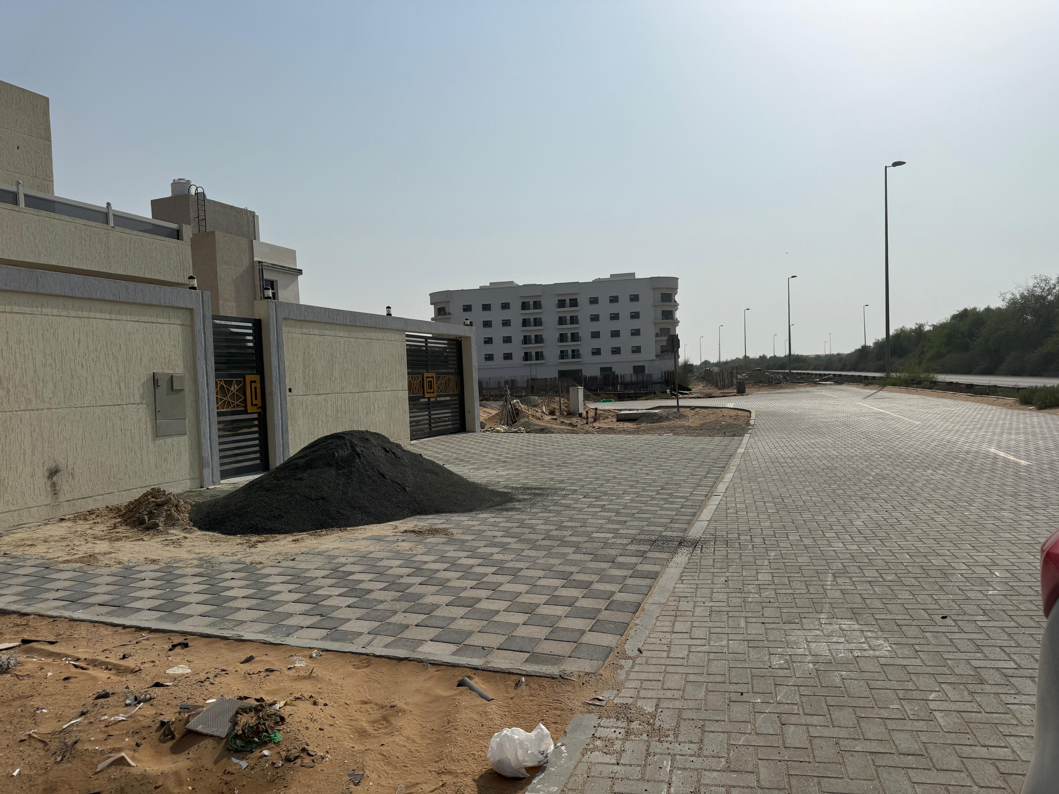 IN Al zahya Commercial Villa Plot 3500 SQFT On high way .